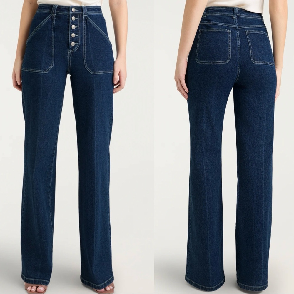 BNWT! Cinq a Sept "Benji" High Rise Subtle Flare Jeans SZ. 10